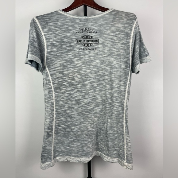 Harley-Davidson® Women's Trance Premium Embellished‎ Burnout Scoop Neck T-Shirt - Picture 8 of 8